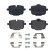 Brake Pad Set, disc brake P 06 101 Brembo, Thumbnail 2