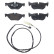 Brake Pad Set, disc brake P 06 105 Brembo, Thumbnail 2