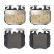 Brake Pad Set, disc brake P 06 106 Brembo