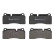 Brake pad set, disc brake P 06 111 Brembo