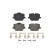 Brake pad set, disc brake P 06 116 ABS