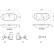 Brake pad set, disc brake P 06 122 Brembo, Thumbnail 4