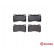 Brake Pad Set, disc brake P 09 004 Brembo, Thumbnail 2