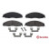 Brake Pad Set, disc brake P 09 011 Brembo, Thumbnail 2