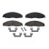 Brake Pad Set, disc brake P 09 011 Brembo, Thumbnail 2