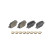 Brake pad set, disc brake P 09 027 Brembo, Thumbnail 2