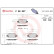 Brake pad set, disc brake P 09 027 Brembo, Thumbnail 4