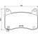 Brake pad set, disc brake P 09 029 Brembo