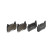 Brake pad set, disc brake P 09 029 Brembo, Thumbnail 3