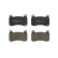 Brake pad set, disc brake P 09 029 Brembo, Thumbnail 4