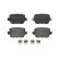 Brake pad set, disc brake P 09 030 Brembo