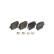 Brake pad set, disc brake P 09 030 Brembo, Thumbnail 3