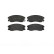 Brake Pad Set, disc brake P 10 003 Brembo, Thumbnail 3