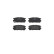 Brake Pad Set, disc brake P 10 004 Brembo, Thumbnail 3