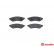 Brake Pad Set, disc brake P 10 008 Brembo, Thumbnail 2