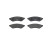 Brake Pad Set, disc brake P 10 008 Brembo, Thumbnail 3