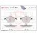 Brake Pad Set, disc brake P 10 012 Brembo, Thumbnail 3