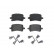 Brake Pad Set, disc brake P 10 015 Brembo