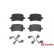 Brake Pad Set, disc brake P 10 015 Brembo, Thumbnail 3