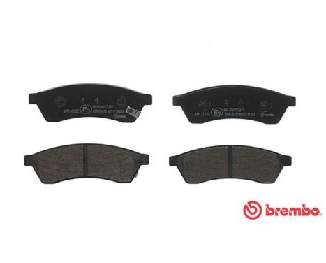 Brake Pad Set, disc brake P 10 060 Brembo, Image 2