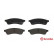 Brake Pad Set, disc brake P 10 060 Brembo, Thumbnail 2