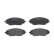 Brake Pad Set, disc brake P 10 070 Brembo, Thumbnail 2