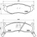 Brake Pad Set, disc brake P 11 006 Brembo, Thumbnail 2
