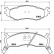 Brake Pad Set, disc brake P 11 006 Brembo, Thumbnail 3