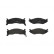 Brake Pad Set, disc brake P 11 006 Brembo, Thumbnail 3