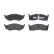 Brake Pad Set, disc brake P 11 008 Brembo, Thumbnail 3