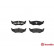 Brake Pad Set, disc brake P 11 010 Brembo, Thumbnail 2