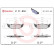 Brake Pad Set, disc brake P 11 010 Brembo, Thumbnail 3