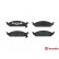 Brake Pad Set, disc brake P 11 011 Brembo, Thumbnail 2