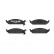 Brake Pad Set, disc brake P 11 011 Brembo, Thumbnail 3