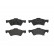Brake Pad Set, disc brake P 11 015 Brembo