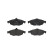 Brake Pad Set, disc brake P 11 016 Brembo, Thumbnail 3