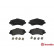 Brake Pad Set, disc brake P 11 022 Brembo, Thumbnail 2