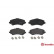 Brake Pad Set, disc brake P 11 025 Brembo, Thumbnail 3