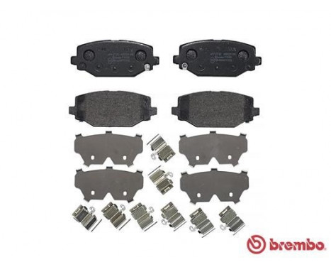 Brake Pad Set, disc brake P 11 032 Brembo, Image 2