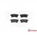 Brake Pad Set, disc brake P 15 009 Brembo, Thumbnail 3