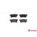 Brake Pad Set, disc brake P 15 010 Brembo, Thumbnail 2