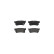 Brake Pad Set, disc brake P 15 010 Brembo, Thumbnail 3