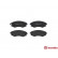 Brake Pad Set, disc brake P 15 011 Brembo, Thumbnail 2