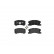 Brake Pad Set, disc brake P 16 008 Brembo