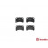 Brake Pad Set, disc brake P 16 009 Brembo, Thumbnail 2