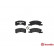 Brake Pad Set, disc brake P 16 011 Brembo, Thumbnail 3