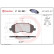 Brake Pad Set, disc brake P 18 001 Brembo, Thumbnail 3