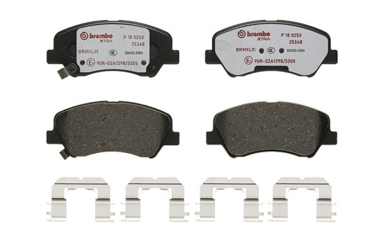 Brake pad set, disc brake P 18 025X Brembo
