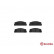 Brake Pad Set, disc brake P 23 003 Brembo, Thumbnail 2