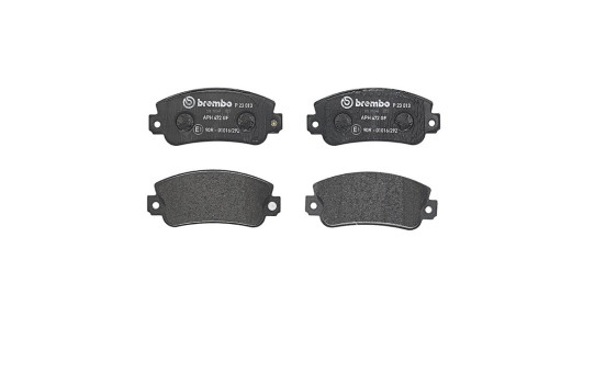 Brake Pad Set, disc brake P 23 013 Brembo